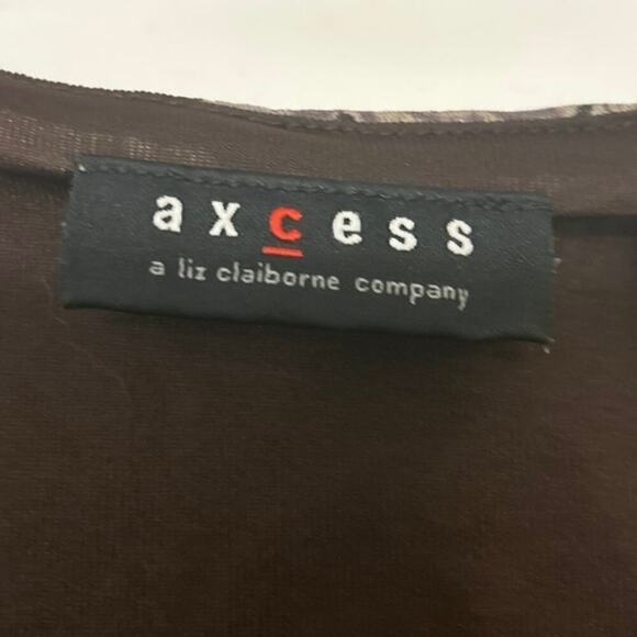 Axcess Y2K Floral Mesh Sheer Sleeves Babydoll Top Whimsigoth Small - Picture 9 of 11